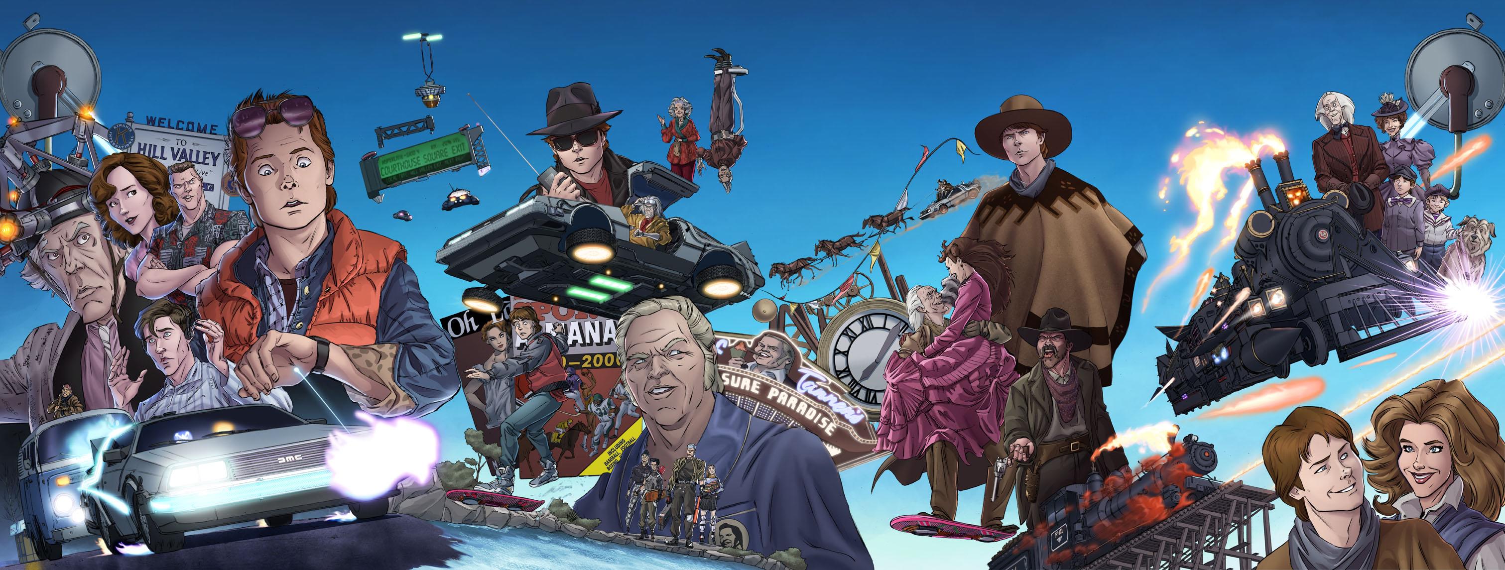 Comics Back To The Future HD Wallpaper | Background Image