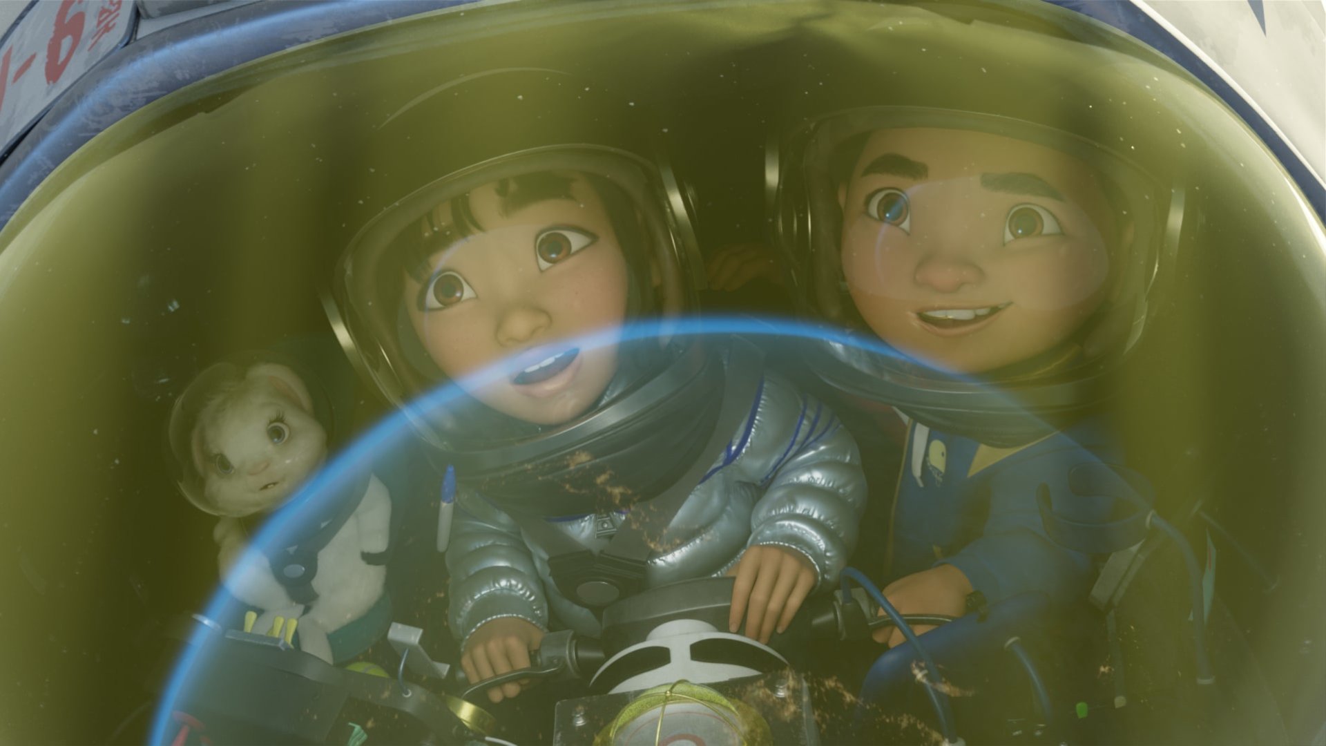 Download Chin (Over The Moon) Bungee (Over The Moon) Fei Fei Movie Over The Moon HD Wallpaper
