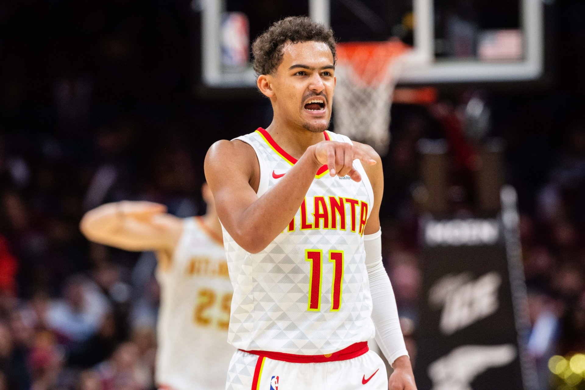 Download NBA Basketball Atlanta Hawks Trae Young Sports HD Wallpaper