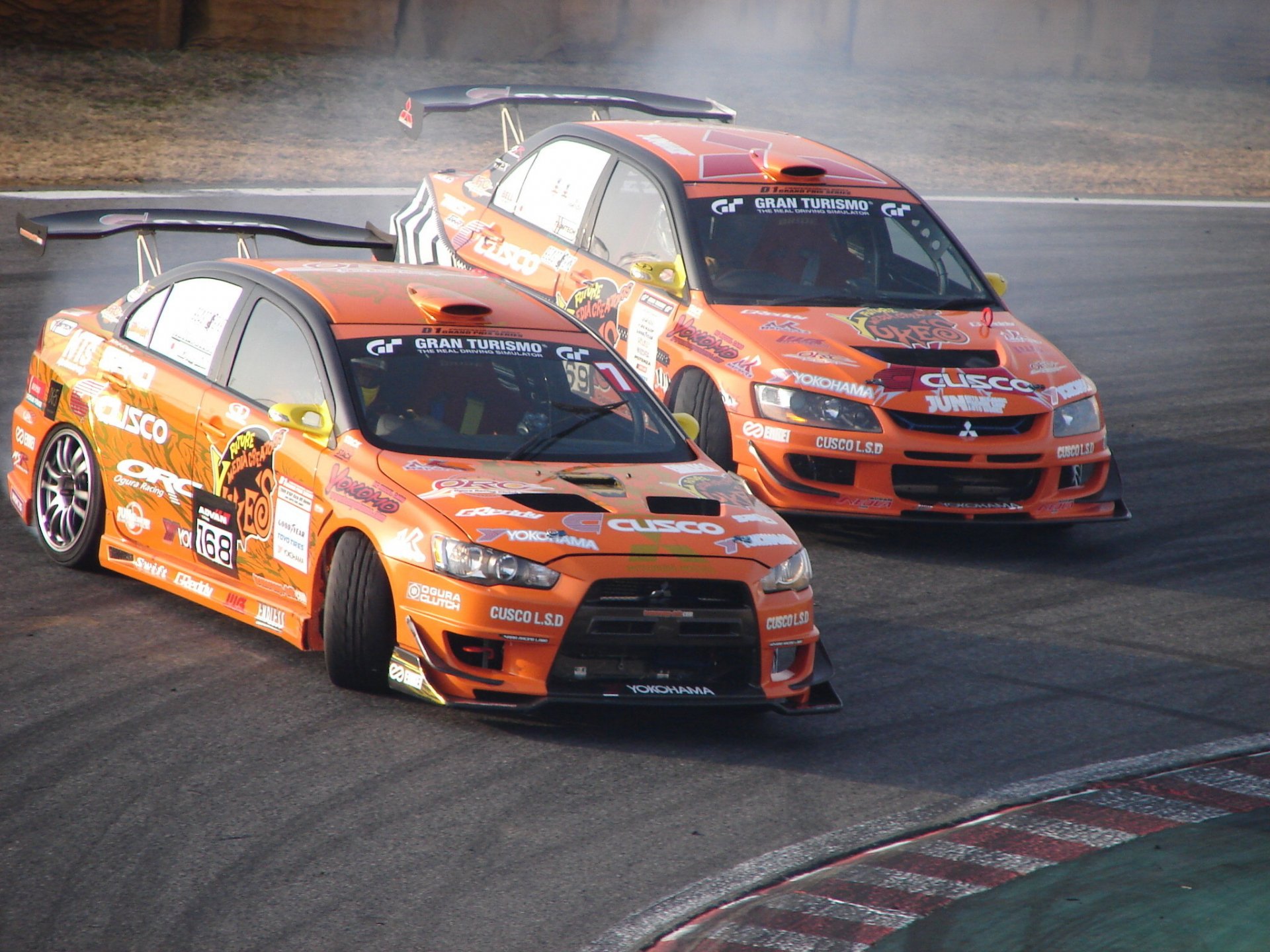 Orange racing