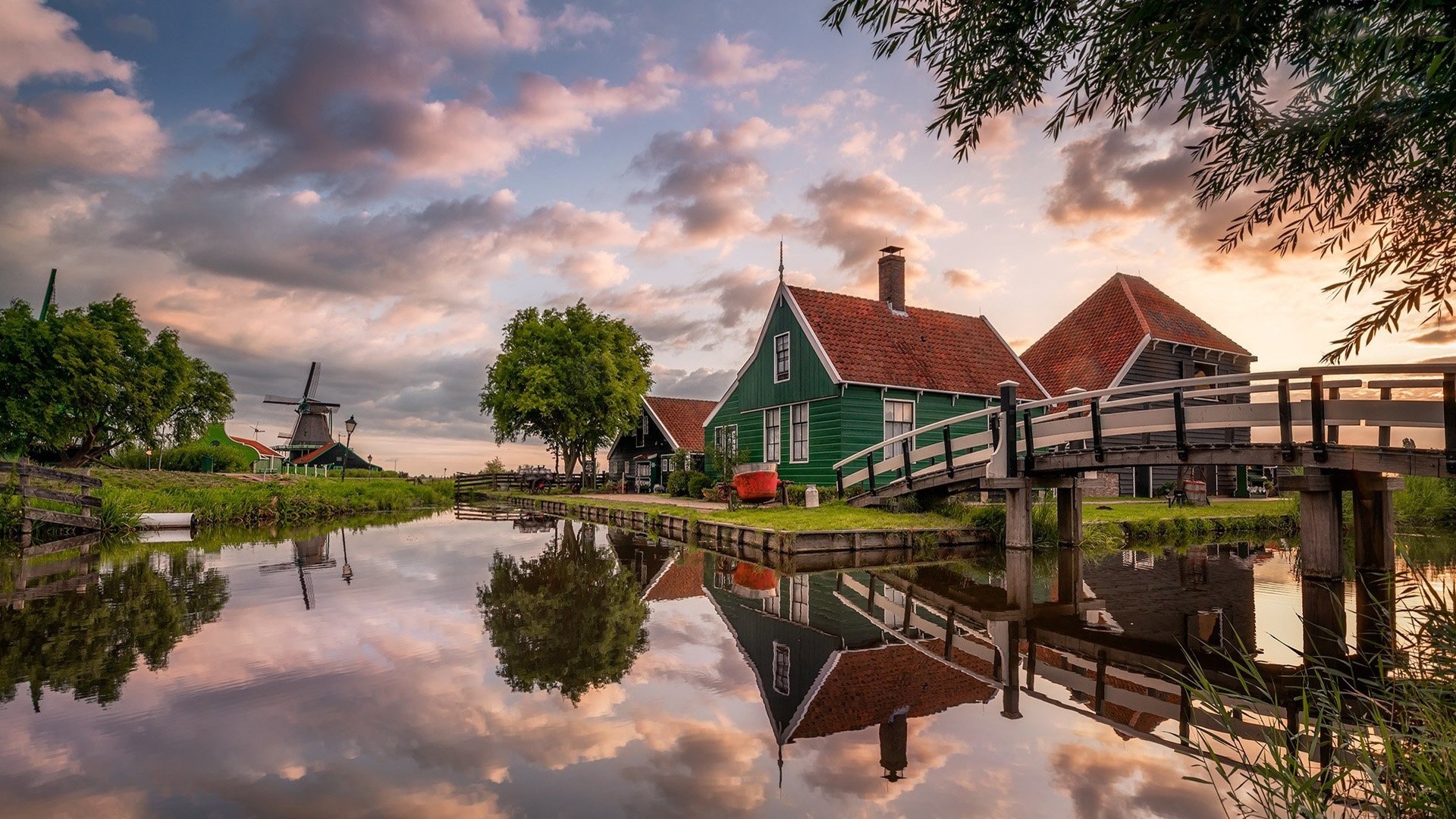 Download Reflection Netherlands Man Made House Hd Wallpaper