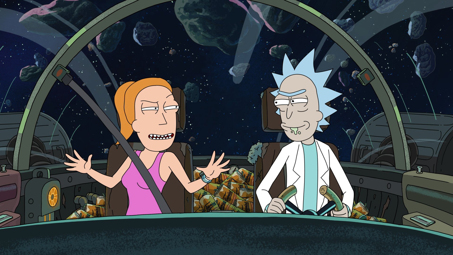 Download Summer Smith Rick Sanchez TV Show Rick And Morty HD Wallpaper