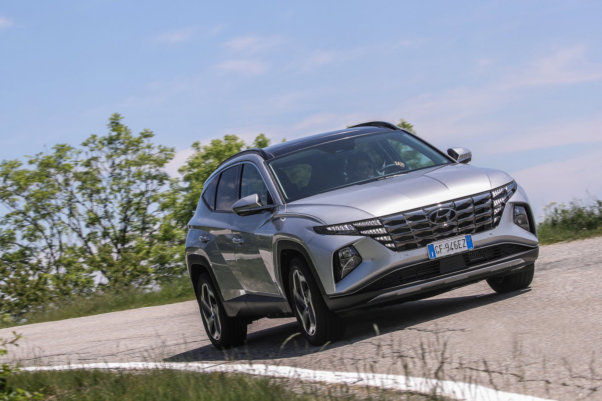 Download SUV Electric Car Hyundai Vehicle Hyundai Tucson 4k Ultra HD Wallpaper