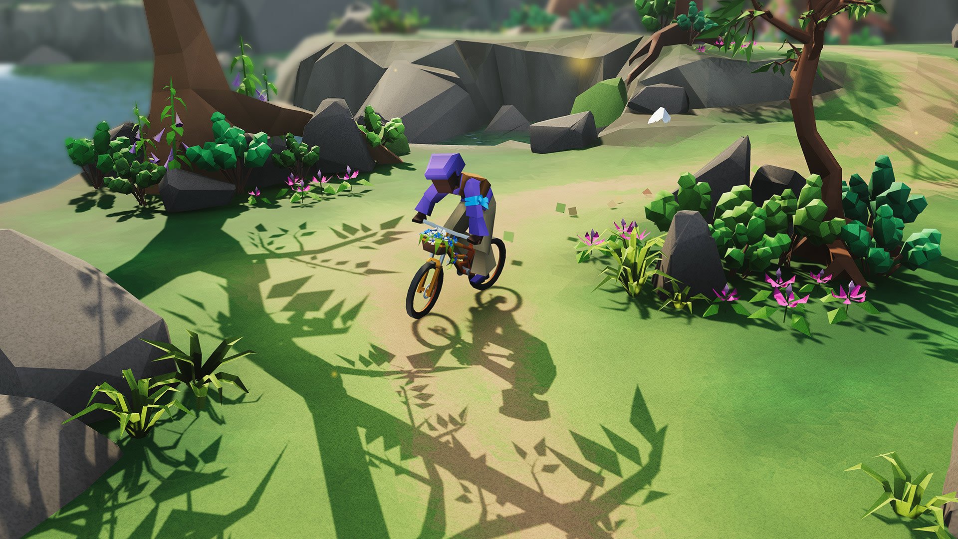 Download Video Game Lonely Mountains: Downhill HD Wallpaper