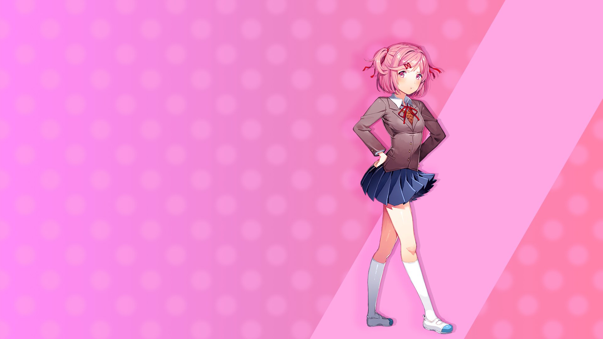 Download Natsuki (Doki Doki Literature Club!) Video Game Doki Doki  Literature Club! HD Wallpaper