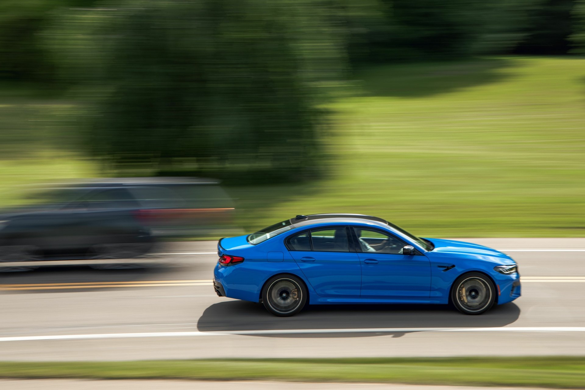 Download Vehicle BMW M5 Competition 4k Ultra HD Wallpaper