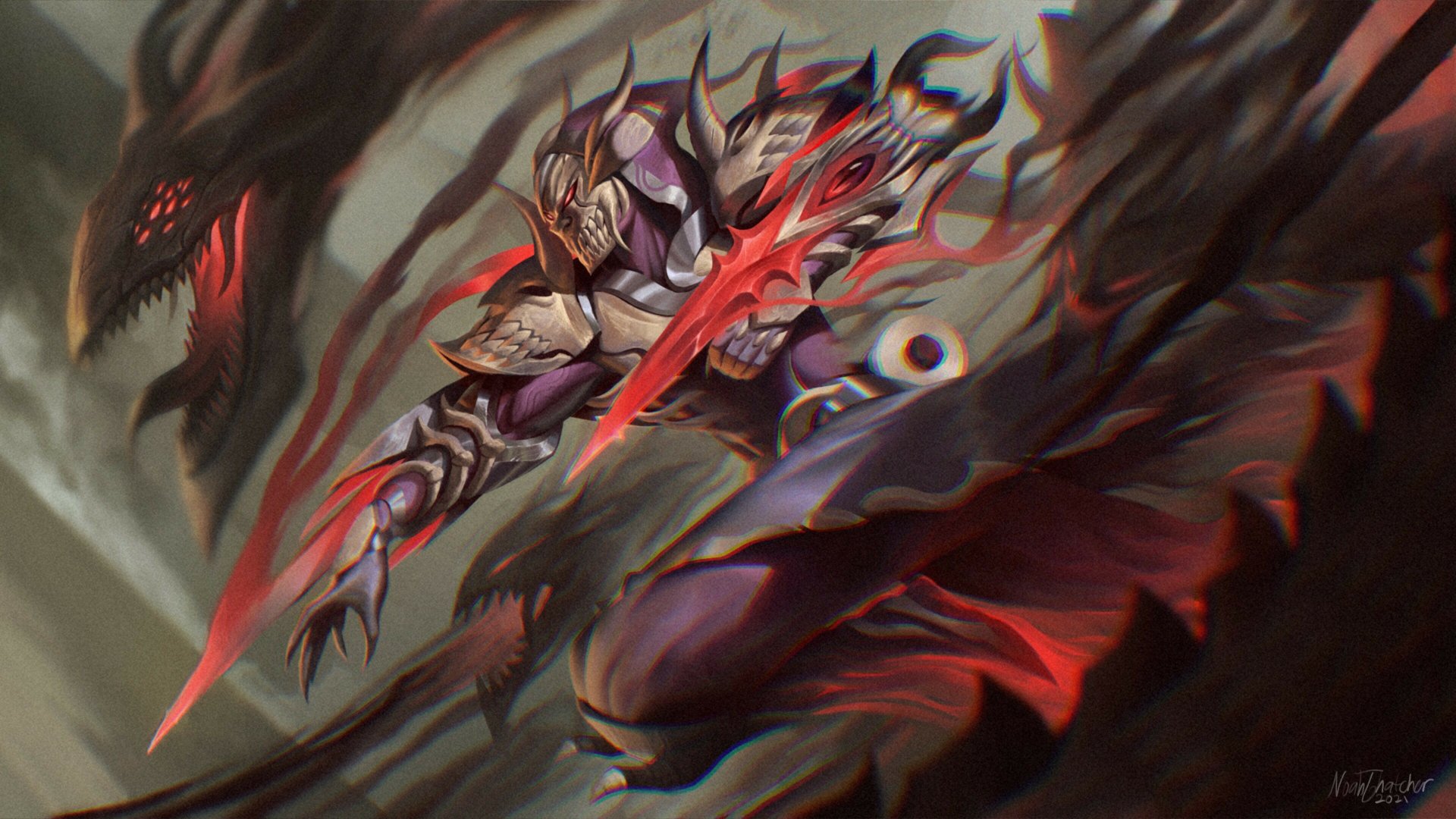 Download Zed (League Of Legends) Video Game League Of Legends 4k Ultra HD Wallpaper by Noah Thatcher