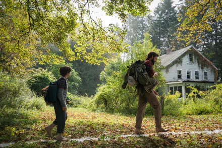 Marcus Abbott Noah Jupe Lee Abbott John Krasinski movie A Quiet Place HD Desktop Wallpaper | Background Image