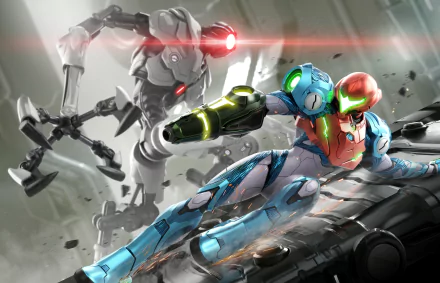 Samus Aran video game Metroid Dread HD Desktop Wallpaper | Background Image