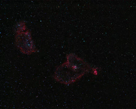 Soul Nebula Heart Nebula space Sci Fi nebula HD Desktop Wallpaper | Background Image