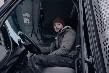 Amber Midthunder movie The Ice Road HD Desktop Wallpaper | Background Image