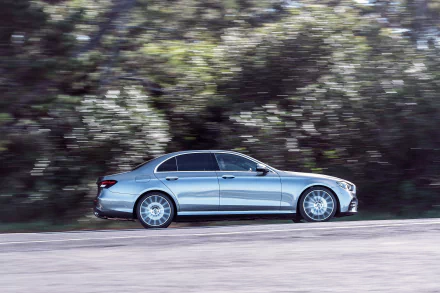  Silver Mercedes-Benz E 350 AMG Line