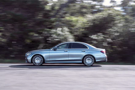  Silver Mercedes-Benz E 350 AMG Line
