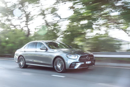  Silver Mercedes-Benz E 350 AMG Line