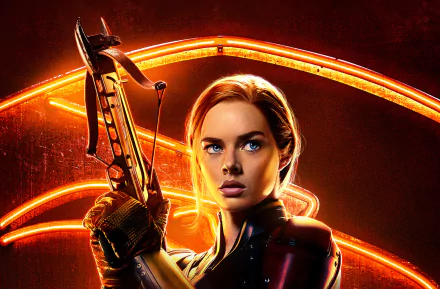 Scarlett (G.I. Joe) Samara Weaving movie Snake Eyes: G.I. Joe Origins HD Desktop Wallpaper | Background Image