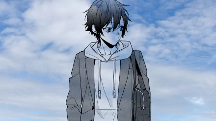 Izumi Miyamura Anime Hori-san To Miyamura-kun HD Desktop Wallpaper | Background Image