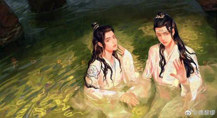 Xiao Zhan Wang Yibo Wei Wuxian Lan Wangji TV Show The Untamed HD Desktop Wallpaper | Background Image