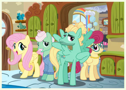 Posey Shy Gentle Breeze Zephyr Breeze Fluttershy (My Little Pony) TV Show My Little Pony: Friendship Is Magic HD Desktop Wallpaper | Background Image