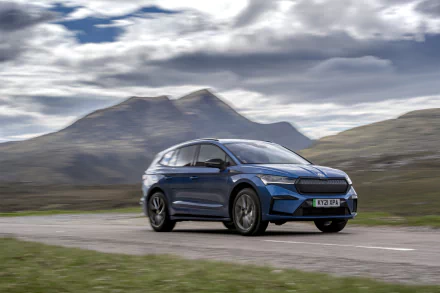  Blue Škoda Enyaq Sportline iV 80