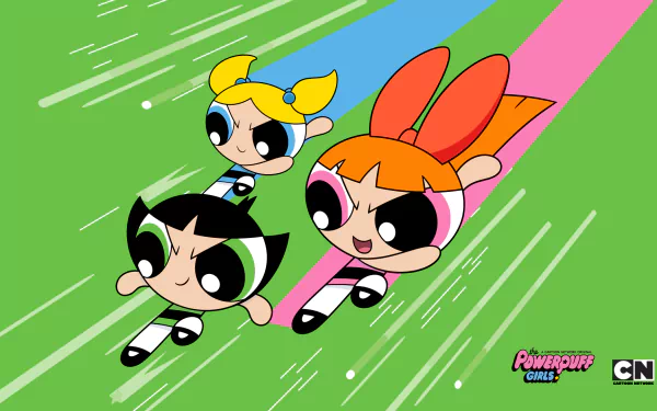 Buttercup (Powerpuff Girls) Bubbles (Powerpuff Girls) Blossom (Powerpuff Girls) TV Show The Powerpuff Girls (2016) HD Desktop Wallpaper | Background Image