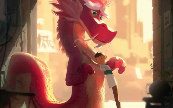 chinese dragon Long (Wish Dragon) Din Song movie Wish Dragon HD Desktop Wallpaper | Background Image