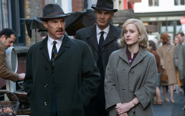 Angus Wright Emily Donovan Rachel Brosnahan Greville Wynne Benedict Cumberbatch movie The Courier (2021) HD Desktop Wallpaper | Background Image