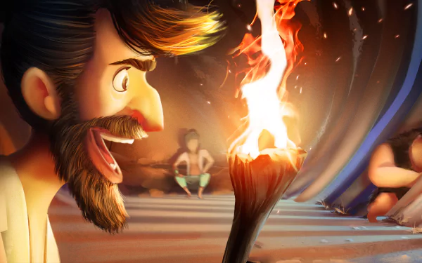 Grug (The Croods) Phil Betterman movie The Croods: A New Age HD Desktop Wallpaper | Background Image
