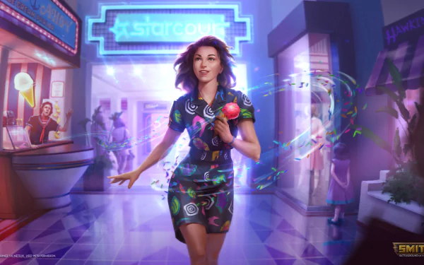  Smite X Stranger Things - Starcourt Eleven Scylla