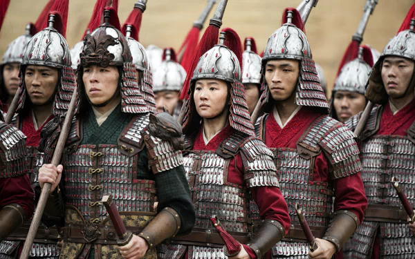 Yoson An Hua Mulan Liu Yifei movie Mulan (2020) HD Desktop Wallpaper | Background Image