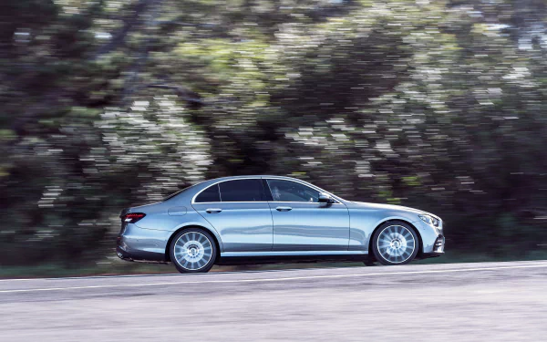  Silver Mercedes-Benz E 350 AMG Line