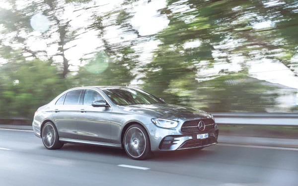  Silver Mercedes-Benz E 350 AMG Line