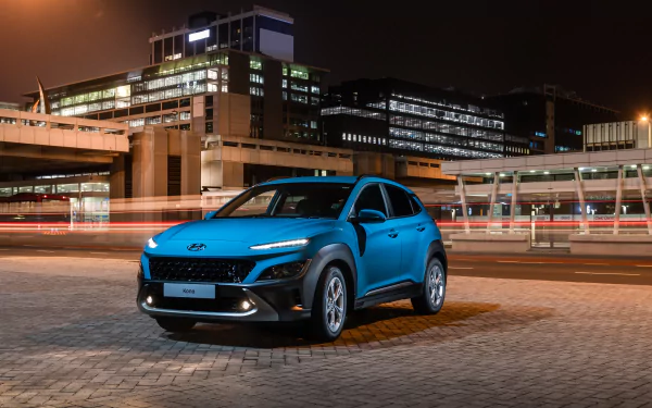  Blue 2021 Hyundai Kona