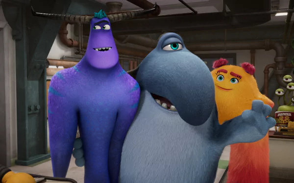 Fritz (Monsters Inc.) Val Little (Monsters Inc.) Tylor Tuskmon TV Show Monsters at Work HD Desktop Wallpaper | Background Image