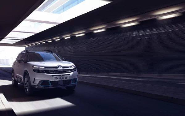  White Citroën C5 Aircross SUV Hybrid