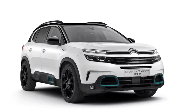  White Citroën C5 Aircross SUV Hybrid