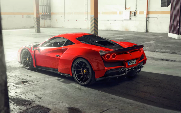  Red 2021 Novitec Ferrari F8 Tributo N-Largo