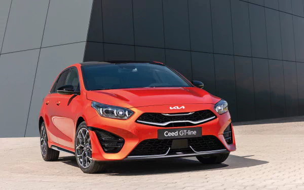  Orange 2021 Kia Ceed GT-Line