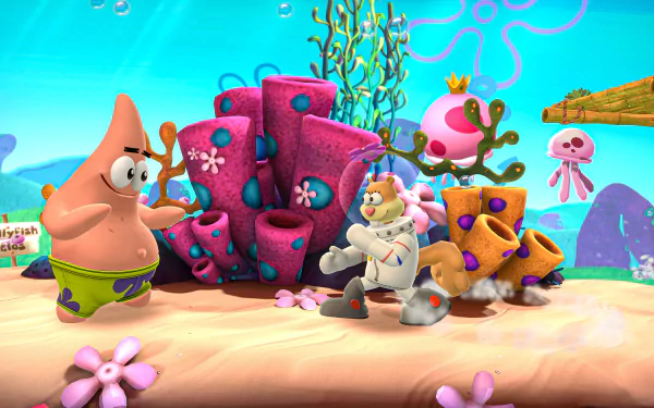 video game Nickelodeon All-Star Brawl HD Desktop Wallpaper | Background Image