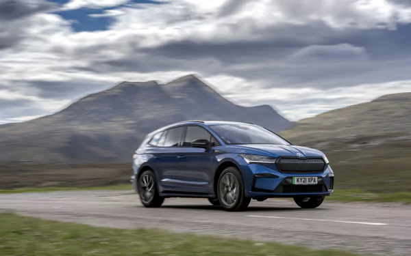  Blue Škoda Enyaq Sportline iV 80