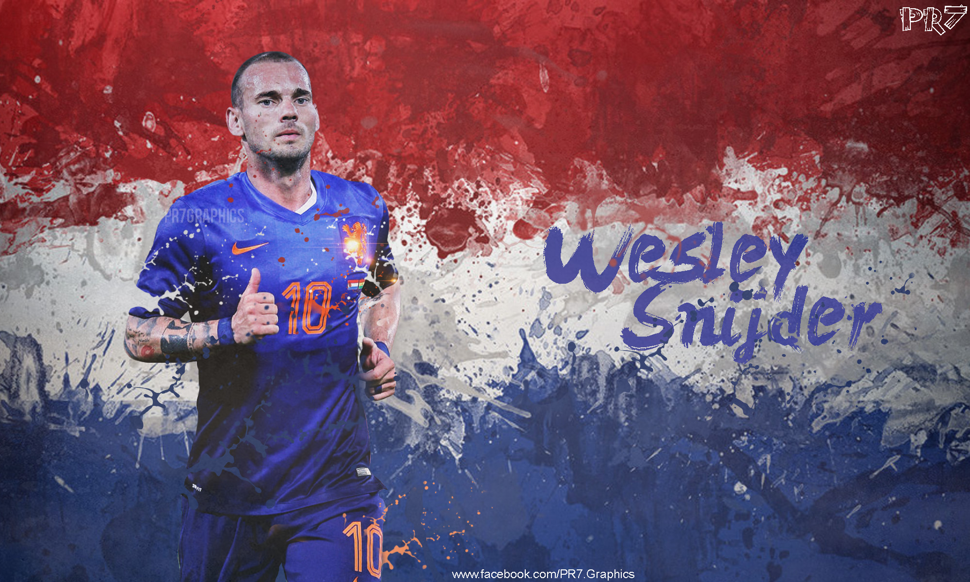 Download wallpapers Wesley Sneijder, 4k, soccer, footballers