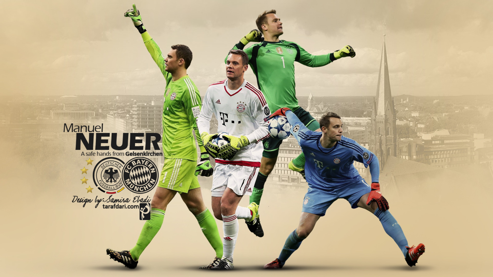Download wallpapers 4k, Manuel Neuer, abstract art, Germany National Team,  fan art, Neuer, goalkeeper, soccer, footballer…