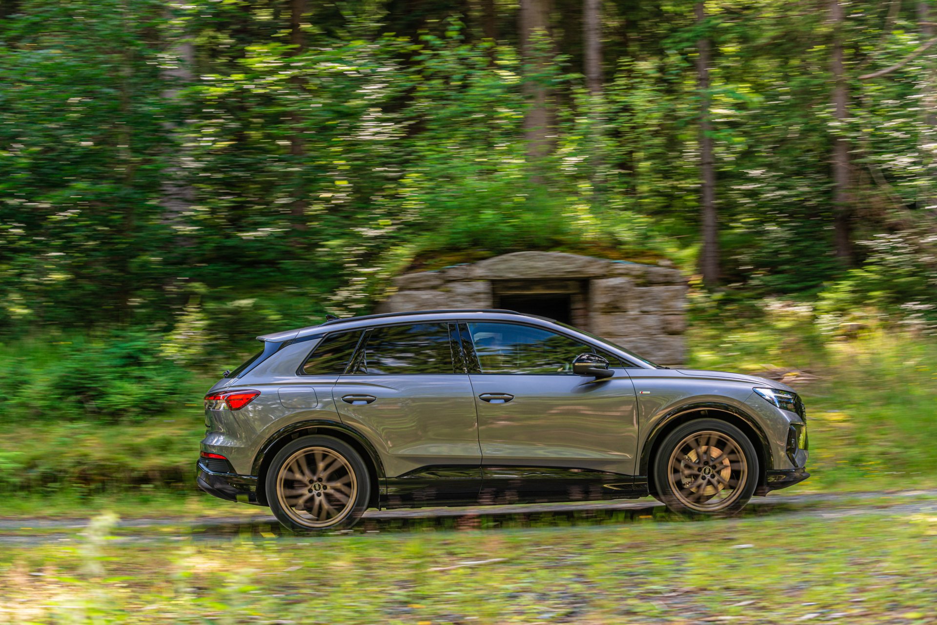 Download Electric Car SUV Audi Q4 Vehicle Audi Q4 E-tron HD Wallpaper