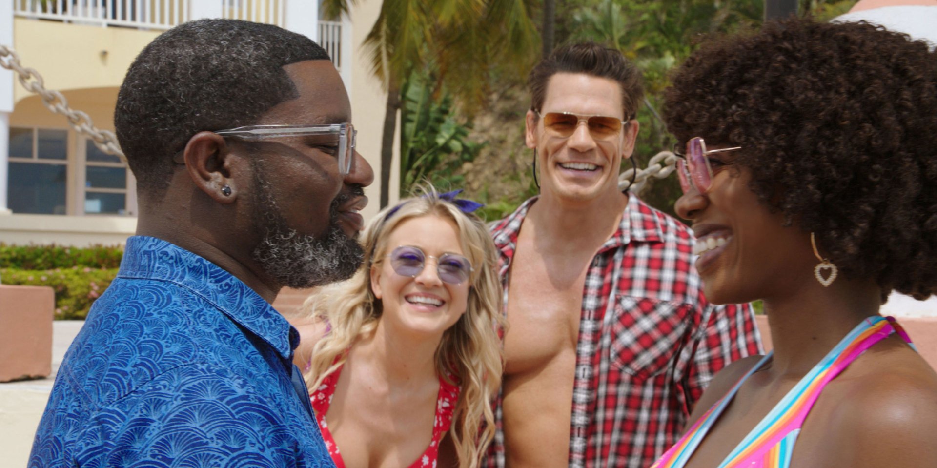 Download Yvonne Orji Lil Rel Howery Meredith Hagner John Cena Movie Vacation Friends HD Wallpaper