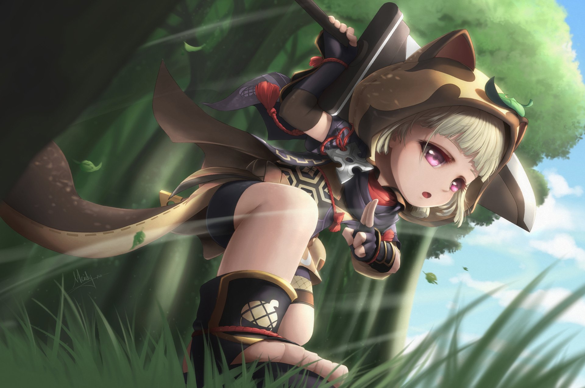 Download Sayu (Genshin Impact) Video Game Genshin Impact HD Wallpaper by Bobathory