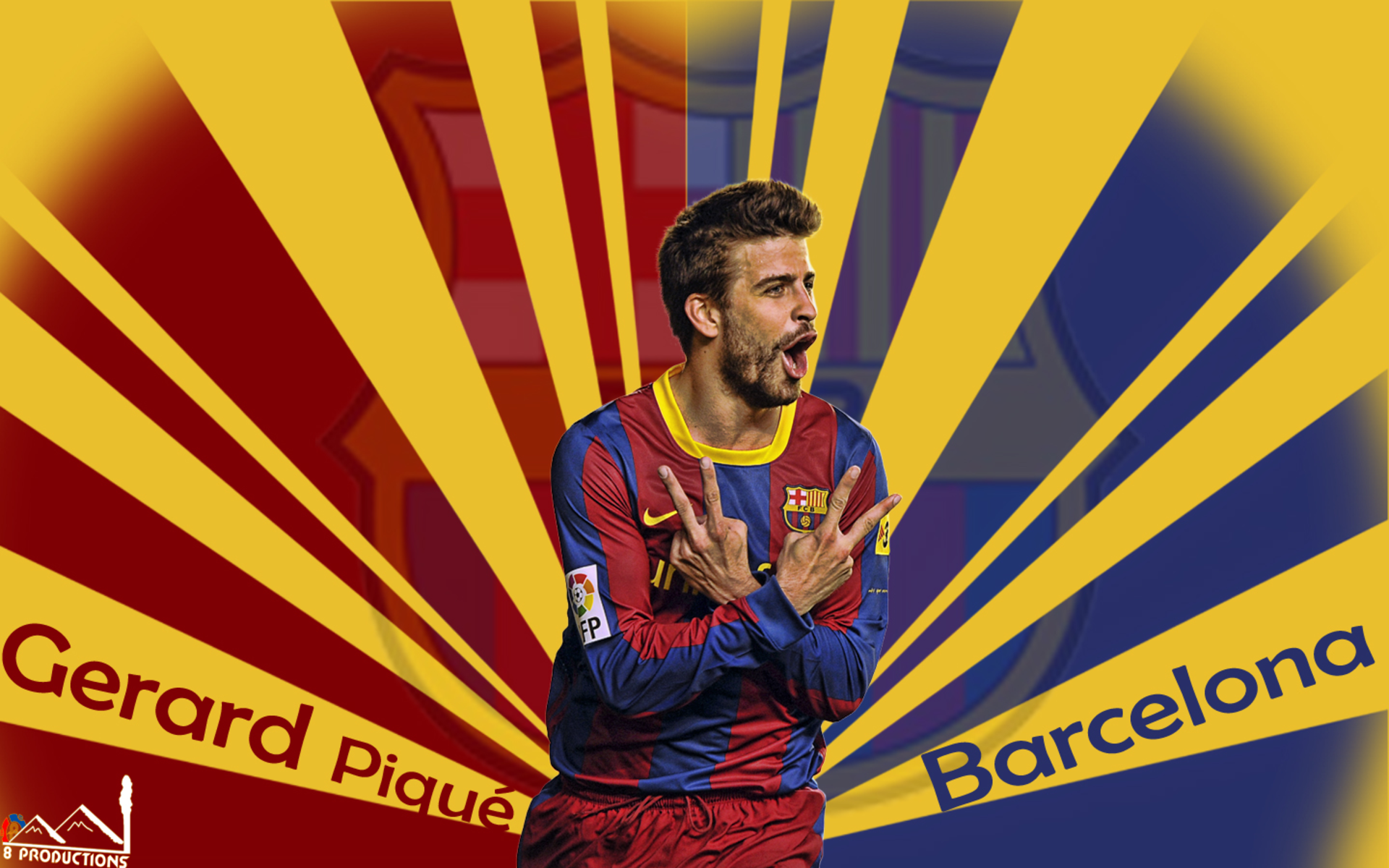 Gerard Piqué HD Wallpaper