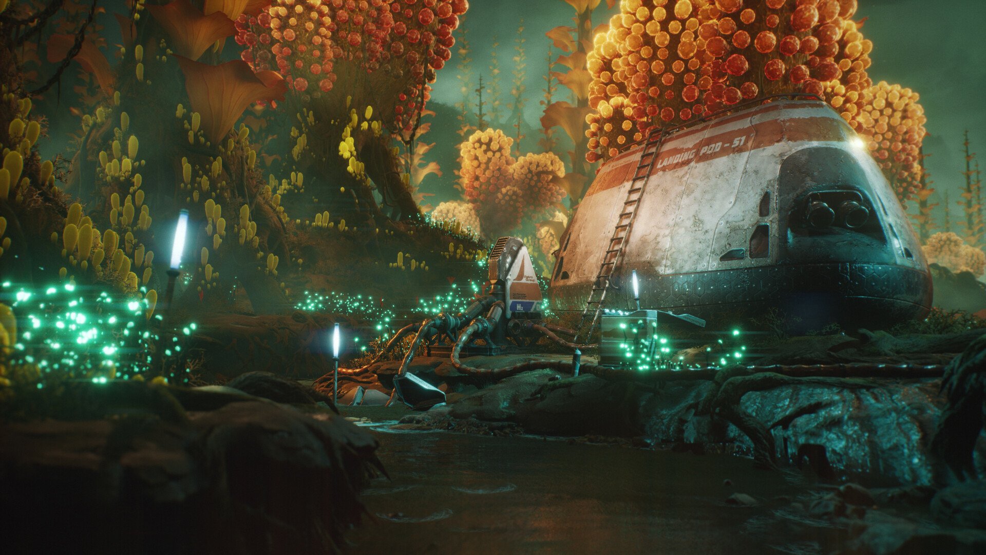 Download Sci Fi Crash Alien World HD Wallpaper by Alex Karabardin