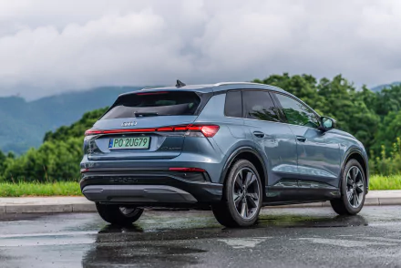 electric car SUV Audi Q4 vehicle Audi Q4 e-tron HD Desktop Wallpaper | Background Image