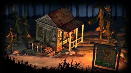  The Flame In The Flood / Camp Pinewood [Steam Point Shop Rare Item]