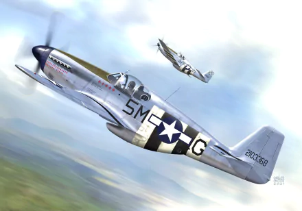 warplane military North American P-51 Mustang HD Desktop Wallpaper | Background Image