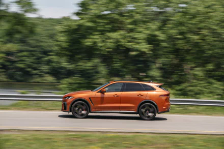 SUV vehicle Jaguar F-Pace SVR HD Desktop Wallpaper | Background Image